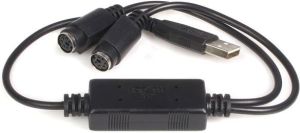 Adapter USB StarTech USB - PS/2 x2 Czarny  (USBPS2PC) 1