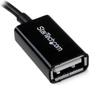 Adapter USB StarTech USB-A - MicroUSB Czarny  (UUSBOTG) 2