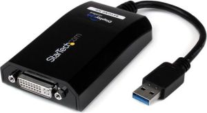 Adapter USB StarTech USB - DVI Czarny  (USB32DVIPRO) 1