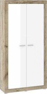 Tuckano Szafa 106x210x37 WARSAW dąb craft/biały poł. 1