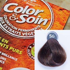 Color&Soin Trwała Farba do włosów Jasnozłocisty Szatyn 5G 1