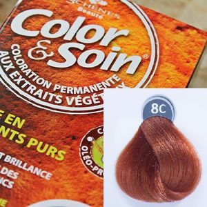 Color&Soin Trwała Farba do włosów Miedziany Blond 8C 1