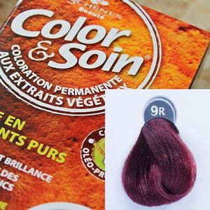 Color&Soin Trwała Farba do włosów Płomienny Czerwony 9R 1