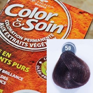 Color&Soin Trwała Farba do włosów Brąz Czekolada 5B 1