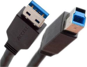 Kabel USB InLine USB-A - USB-B 5 m Czarny (35350) 1