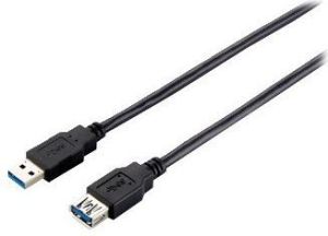 Kabel USB Equip USB-A - USB-A 2 m Czarny (128398) 1