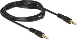 Kabel Delock Jack 3.5mm - Jack 3.5mm 2.5m czarny (84001) 2