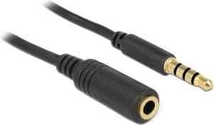 Kabel Delock Jack 3.5mm - Jack 3.5mm 5m czarny (84669) 1