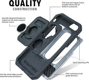 RokForm Uchwyt magnetyczny do samochodu + etui Fuzion Pro do iPhone 7/8 4