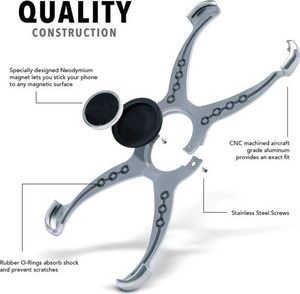 RokForm Uchwyt magnetyczny do samochodu + etui Predator do iPhone 7/8 3