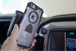 RokForm Uchwyt magnetyczny do samochodu + etui Rugged S do Galaxy Note 8 6