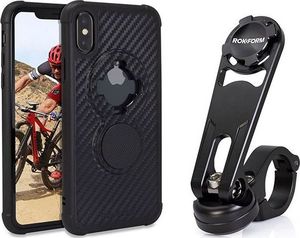 RokForm Uchwyt magnetyczny do motocykla Aluminum Pro Series Bar + etui do iPhone X/XS 1
