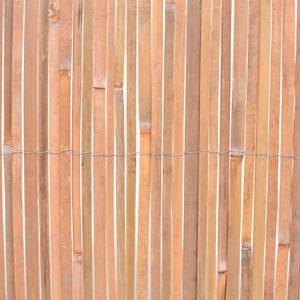 vidaXL Panele ogrodzeniowe z bambusa, 2 szt., 100x400 cm 5