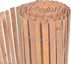 vidaXL Panele ogrodzeniowe z bambusa, 2 szt., 100x400 cm 6