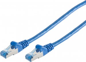 Patchkabel CAT6a RJ45 S/FTP 0,25m blue 1