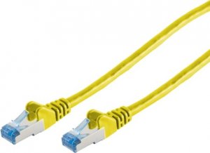 Patchkabel CAT6a RJ45 S/FTP 0,5m yellow 1