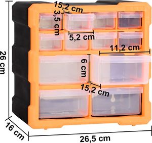 vidaXL Organizer narzędziowy 147581 8