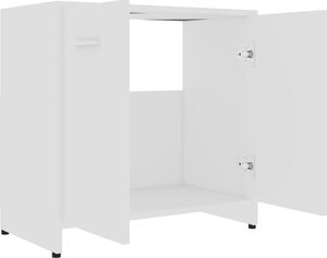 vidaXL Szafka podumywalkowa 60cm biała (802570) 6