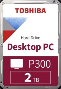 Dysk Toshiba Dysk twardy Toshiba P300 3.5'' HDD 2TB 7200RPM SATA 6Gb/s 128MB | HDWD120EZSTA uniwersalny 1