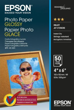 Epson Papier fotograficzny do drukarki A6 (C13S042547) 1