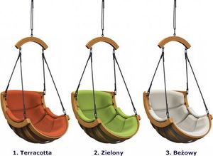 Elior Zielony fotel wiszący na taras - Pasos 7X 3