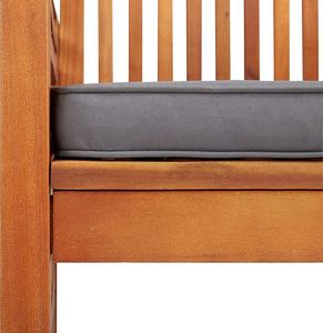 Elior Krzesło drewniane z poduszką Kioto - popiel 5