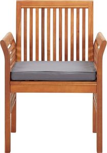 Elior Krzesło drewniane z poduszką Kioto - popiel 6