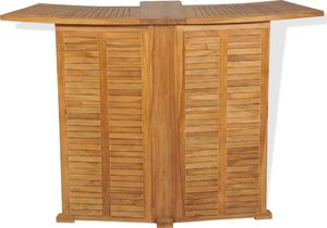 Elior Drewniany barowy stolik ogrodowy - Arden (E8503vidaxl_43804) 7