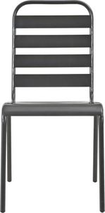 Elior Zestaw metalowych krzeseł ogrodowych Mantar - szary 6