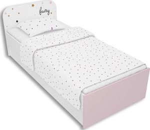 Elior Biało-lawendowe łóżko dziecięce 90x200 Peny 9X- 4 kolory Biały 1