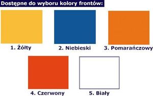 Elior Zestaw mebli dziecięcych - Elif Żółty 3
