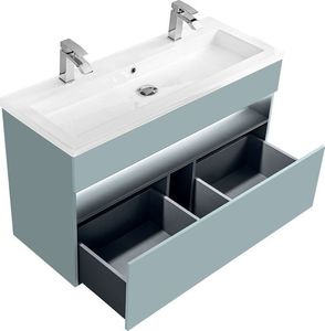 Umywalka Elior Vermona wpuszczana w blat 120cm biała 3