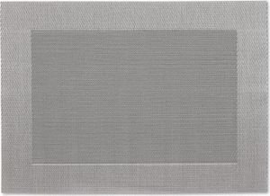 Kela Podkładka Kela Nicoletta na stół, 45x33 cm, czarno-srebrna 1