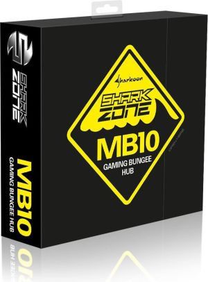 Mouse bungee Sharkoon Uchwyt ZONE MB10 Mouse Bungee + Hub USB (4044951016150) 4