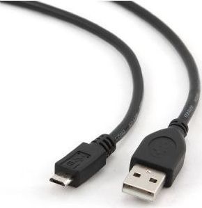 Kabel USB Lanberg USB-A - microUSB 0.5 m Czarny (OEM-0007) 1