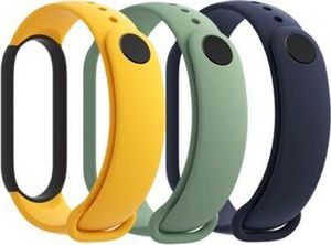 Xiaomi Mi Smart Band 5 Strap (3-pack) (Blue, Yellow, Green) 4