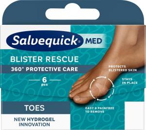 Salvequick  SALVEQUICK_Blister Rescue hydrożelowe plastry na pęcherze 3+3szt. 1