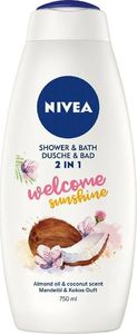 Nivea NIVEA_Shower Bath płyn do kąpieli i żel pod prysznic 2w1 Welcome Sunshine 750ml 1