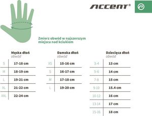 Accent Rękawiczki ocieplane Accent Thermal Plus z pokrowcem na palce czarne M M 4
