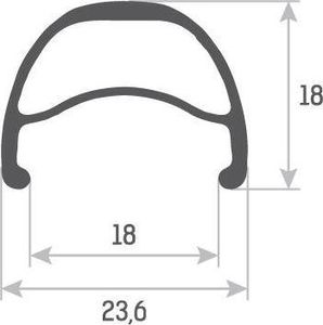 Accent Obręcz Accent Rockrider 27,5 650B 32 otwory czarna uniwersalny 2