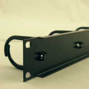 NetRack Organizator kabli 10”/1U Czarny (110-001-010-002) 2