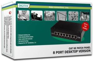 Digitus Biurkowy panel krosowy , kat. 5e, klasa D, ekranowany (DN-10001) 2