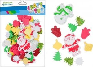 Craft with Fun CF OZDOBA BN EVA MIX SPRZYL 120SZT 12/144 1