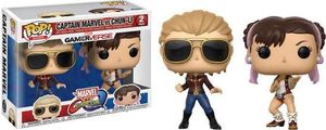 Figurka Funko Pop Funko POP! Marvel vs Capcom Cpt.Marvel/Chun-Li 1