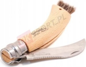 Opinel No. 08 Mushroom foldable knife w. Brush 13