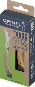 Opinel No. 08 Mushroom foldable knife w. Brush 15