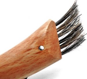 Opinel No. 08 Mushroom foldable knife w. Brush 17