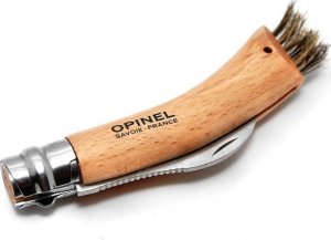 Opinel No. 08 Mushroom foldable knife w. Brush 3
