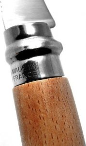 Opinel No. 08 Mushroom foldable knife w. Brush 4