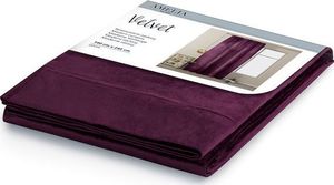 AmeliaHome Zasłona Velvet na taśmie Fioletowy 140X245 4